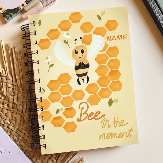 Bee in the Moment Quote with a Bee illustration