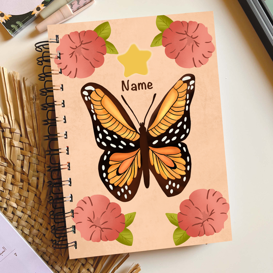 Butterfly anf flowers illustrations